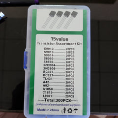 15 value transistor assortment kit