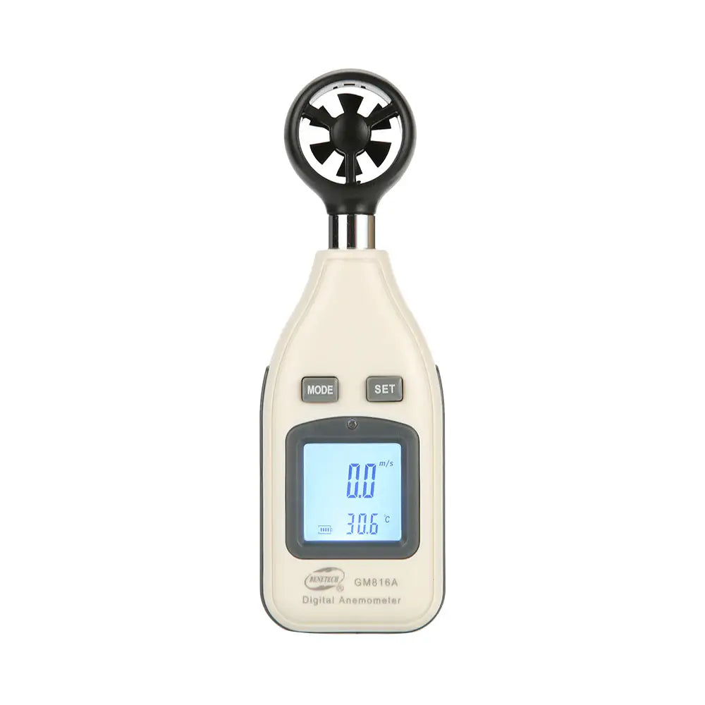 GM816A High Precision LCD Display Digital Anemometer Portable Hand-held Wind Speed Air Temperature Meter