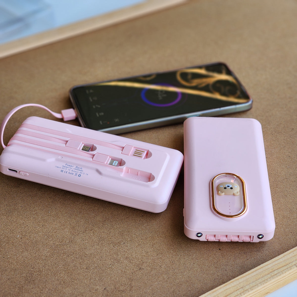 Cute bear power bank, 10,000 mAH, power banks