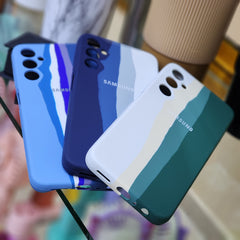 Samsung A05s silicone phone case stripes