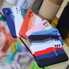 Samsung A13 4g A 13 silicone cases rainbow stripes phone case