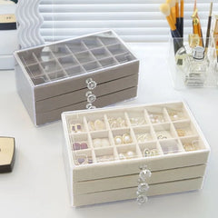 Transparent Clear Aclyric Jewelry Organizer