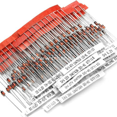 30 Values 300Pc 1W Zener Diode Assorted Kit (3V 3.3V 3.6V 3.9V 4.3V 4.7V 5.1V 5.6V 6.2V 6.8V 7.5V
