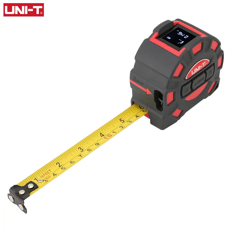 UNI-T 50M 60M Laser Tape Measure LM50T LM60T Digital Electronic Ruler Roulette Meter LCD Display Retractable Measuring Tool