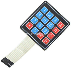 4 X Matrix Array 16 Key Membrane Switch Keypad Keyboard Compatible With Ar-Duino/Avr/Pic
