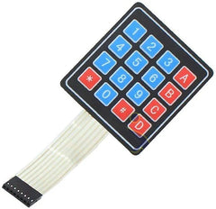 4 x 4 Matrix Array 16 Key Membrane Switch Keypad Keyboard Compatible with Ar-duino/AVR/PIC