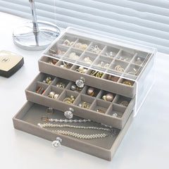 Transparent Clear Aclyric Jewelry Organizer