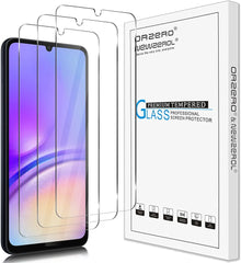 Tempered Glass Screen Protector Compatible for Samsung Galaxy A05 / A05s, Protector De Pantalla HD Bubble-Free