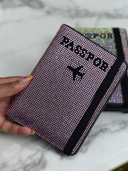 Passport holder /Cover Shiny glitter RFID