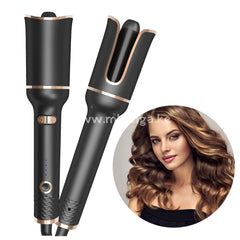 Automatic Hair Curling Iron With Ceramic Ionic Barrel Smart Anti-Stuck Auto Rotating Wand