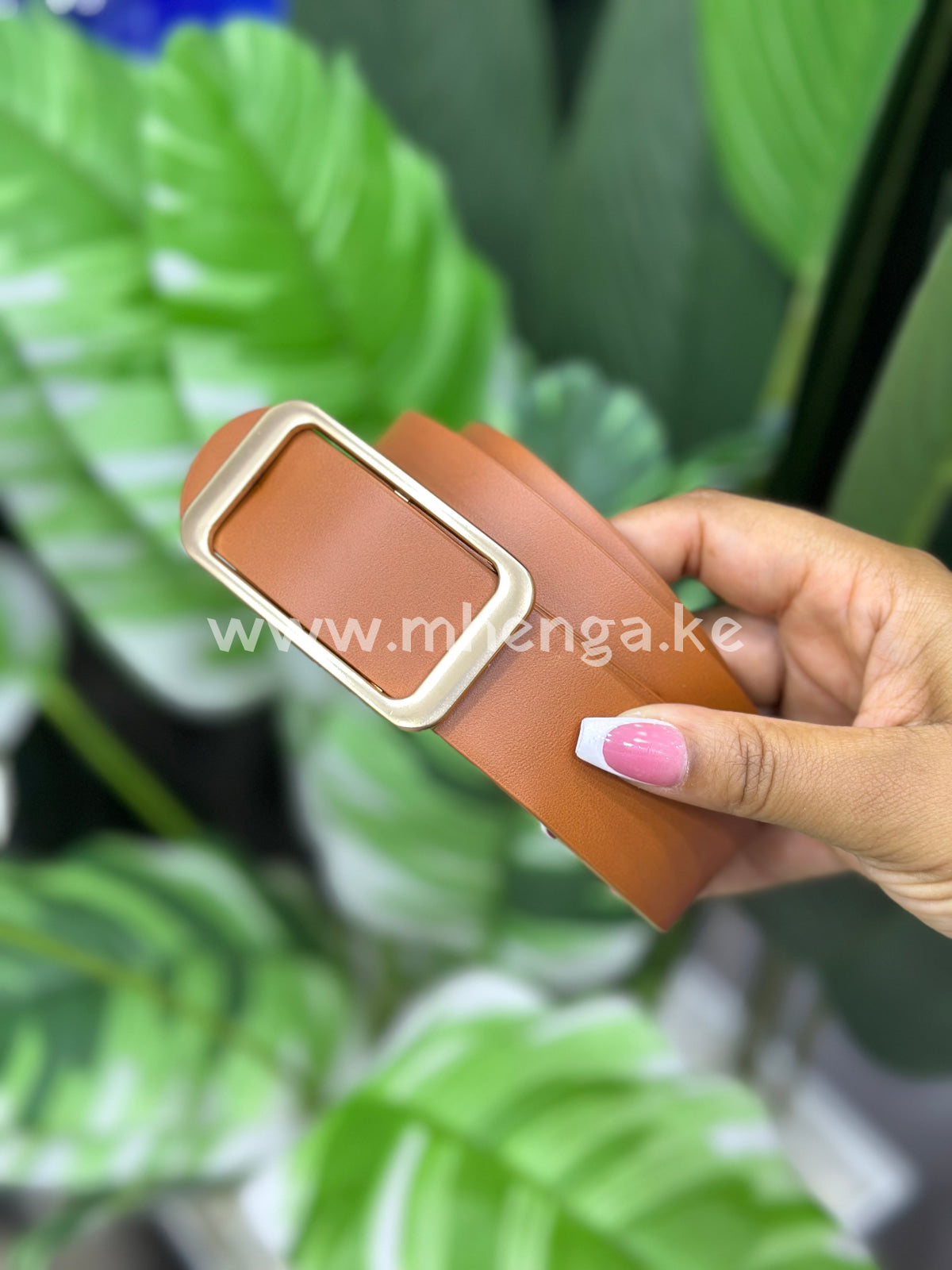 Belt Brown Belt Buckle