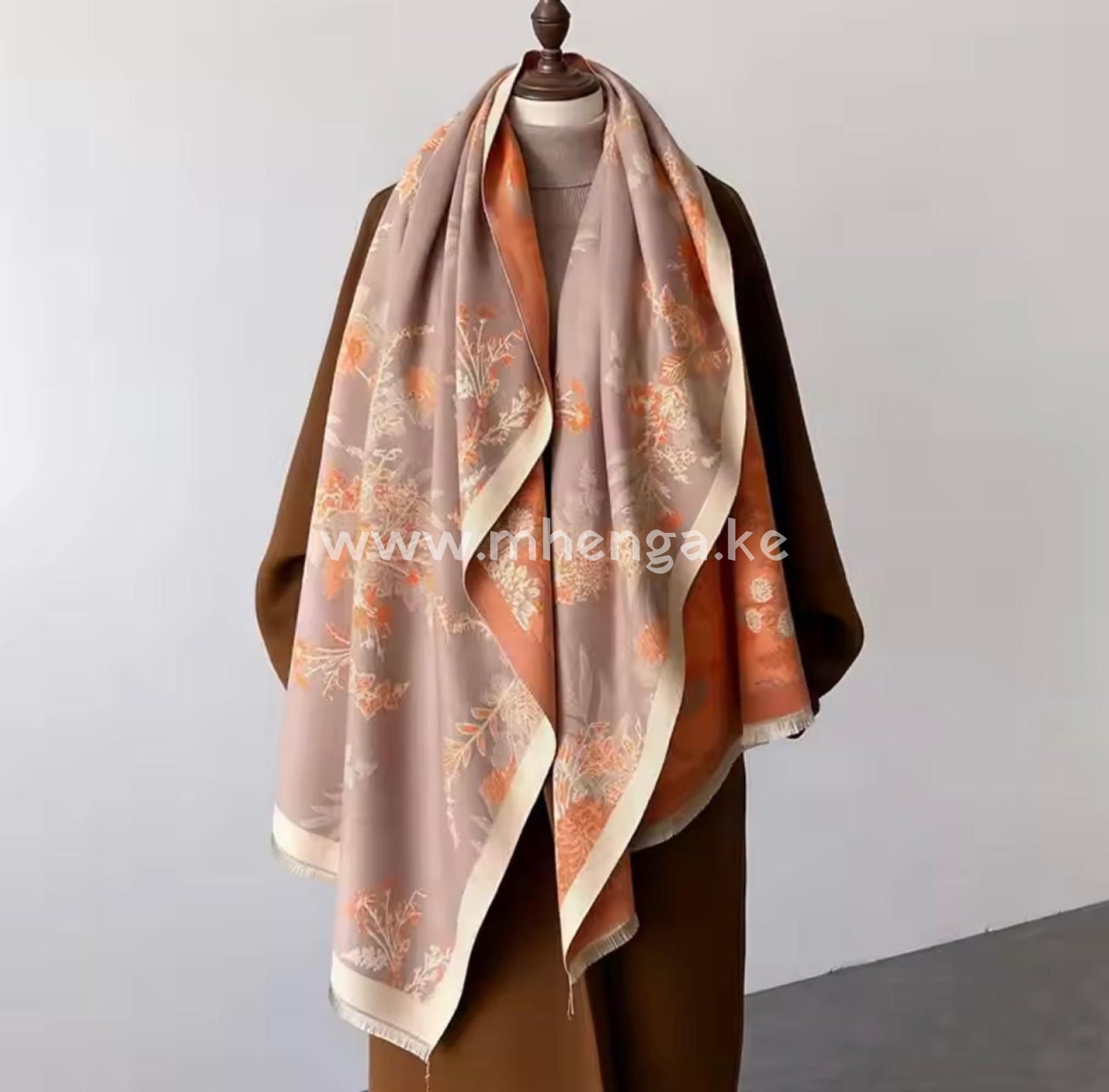 Cashmere Scarf Orange