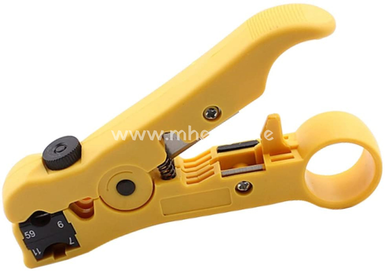 Coaxial Cable Cutter/Prepping Tool For Rg59 Rg6 Rg7 And Rg11 - Stripping Category Cable- Cat6 Cat5