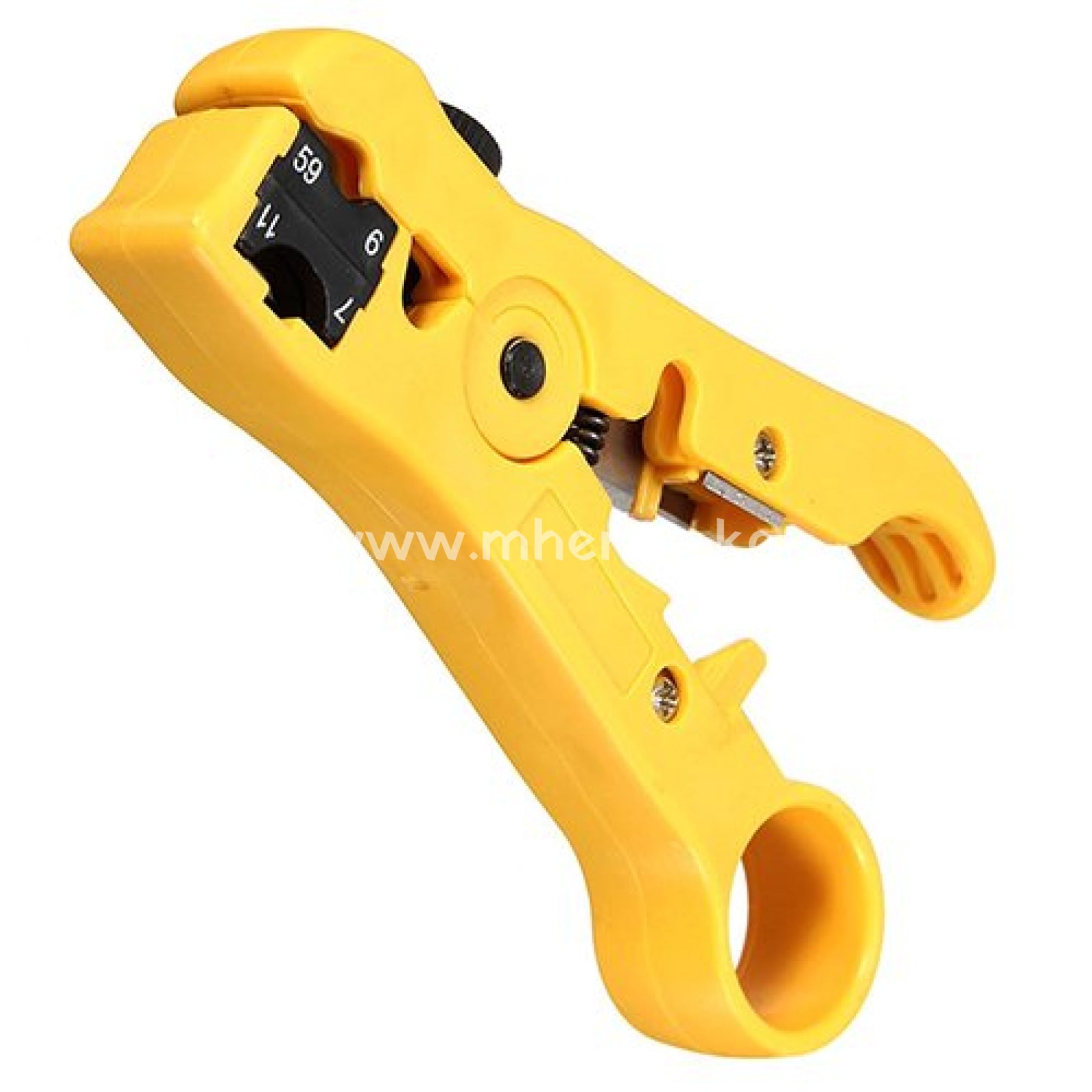 Coaxial Cable Cutter/Prepping Tool For Rg59 Rg6 Rg7 And Rg11 - Stripping Category Cable- Cat6 Cat5