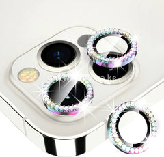 Compatible With Iphone 12 Pro Camera Lens Protector Diamond Glitter Bling Tempered Glass Clear