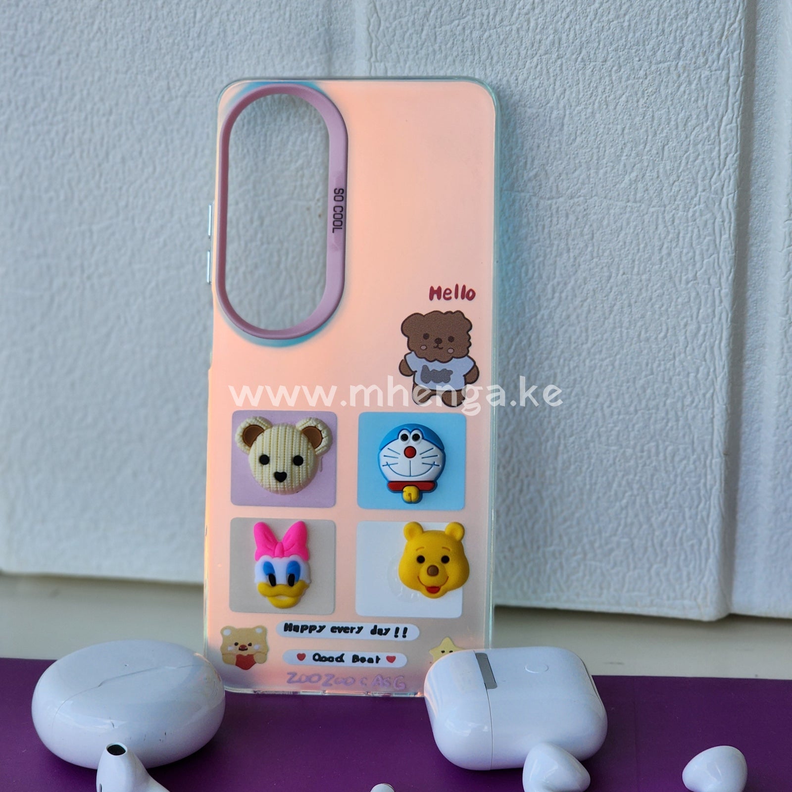 Cute Doll Cases For Oppo A60 4G Phone Case Reflective