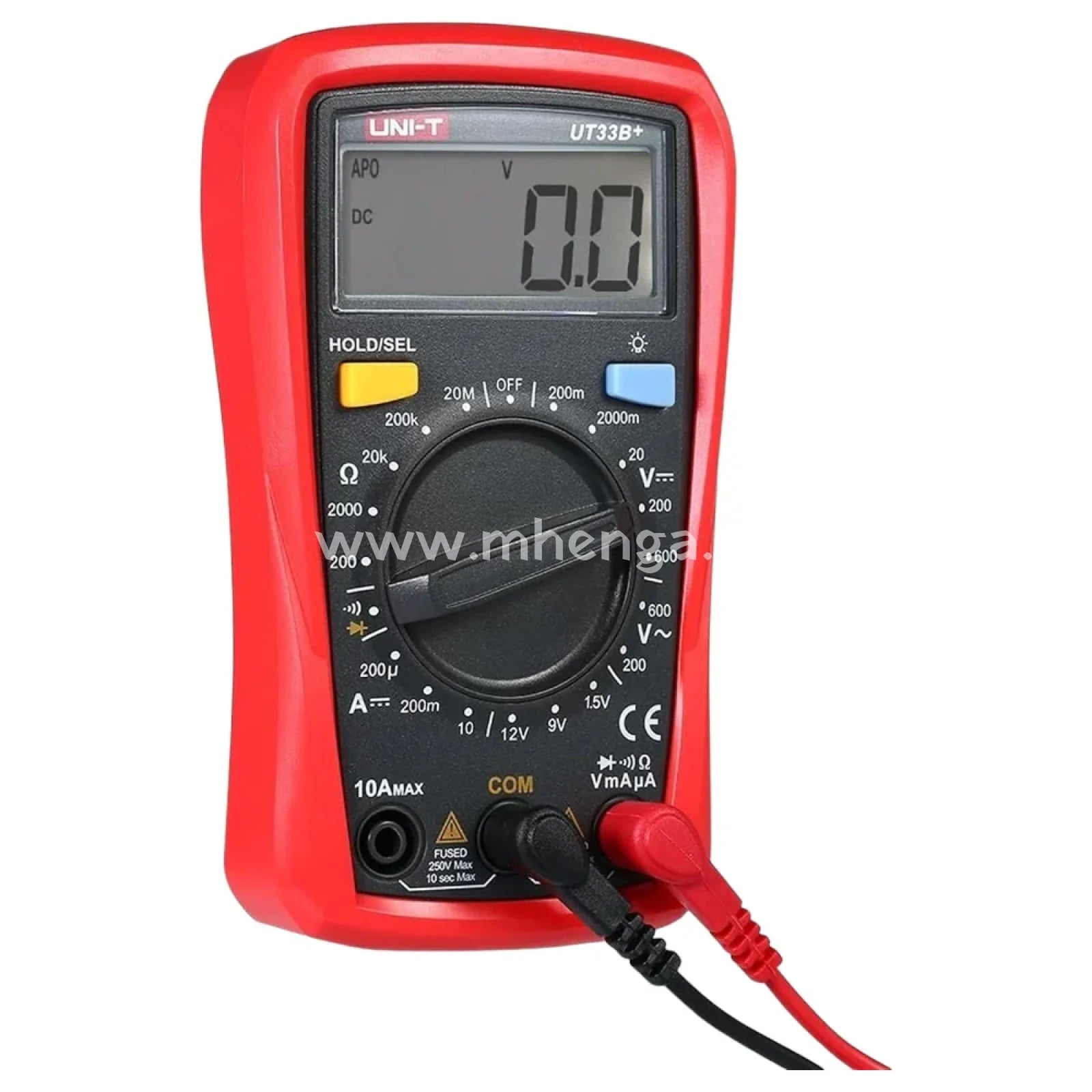 Digital Multimeter - Ut33B + Handheld Lcd Dc/Ac Voltage Dc Current Meter Resistance Tester