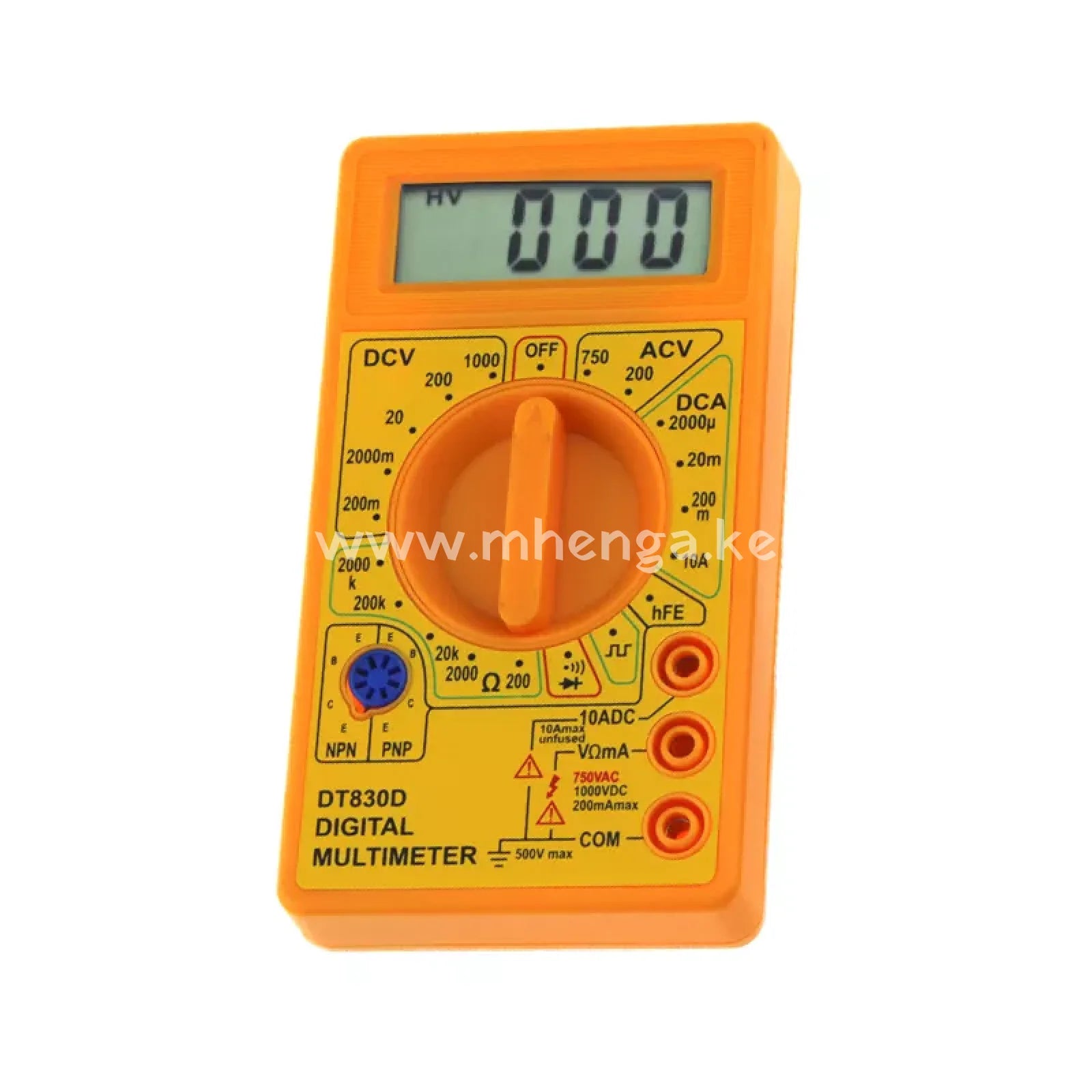 Dt830D Mini Digital Multimeter Voltmeter Voltage Ampere Ohm Tester Ac Dc Ammeter