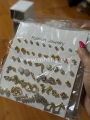 Earring Set 30Piece Large Studs