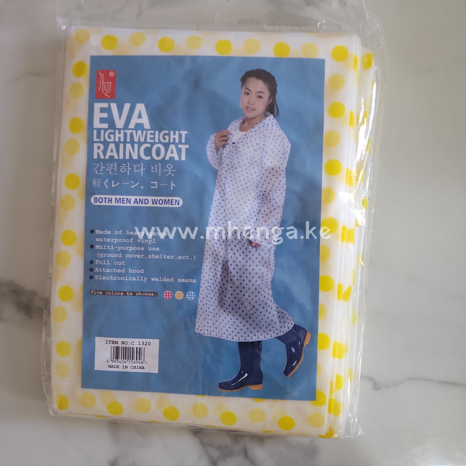 Eva Dotted Adult Raincoat