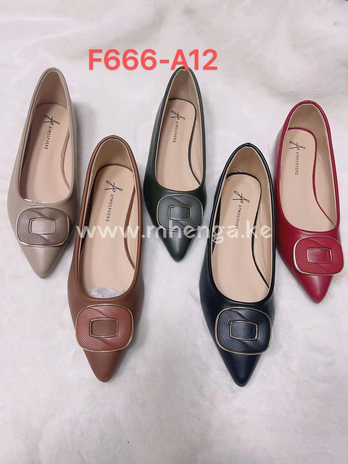 Flats Front Square Buckle