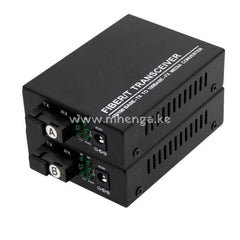 Gigabit Ethernet Media Converter Single Mode Dual Sc Fiber 1000Base-Lx To 10/100/1000Base-Tx Up