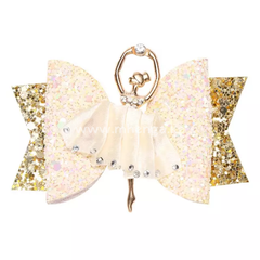 Hair Clip Glitter Ballet Girl Pin Kids