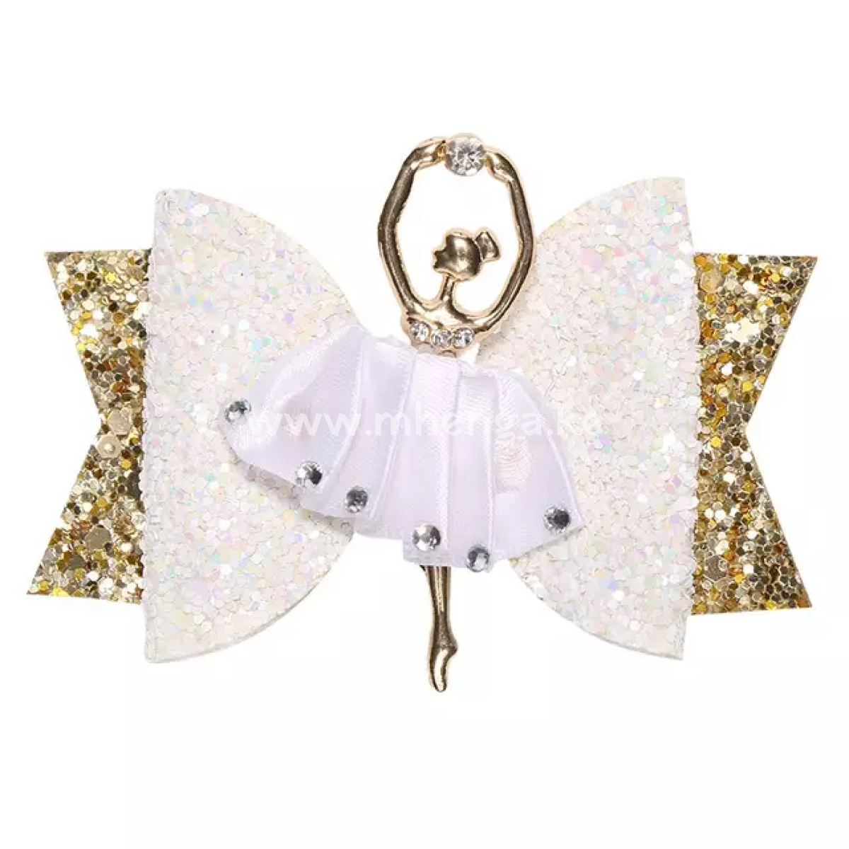 Hair Clip Glitter Ballet Girl Pin Kids