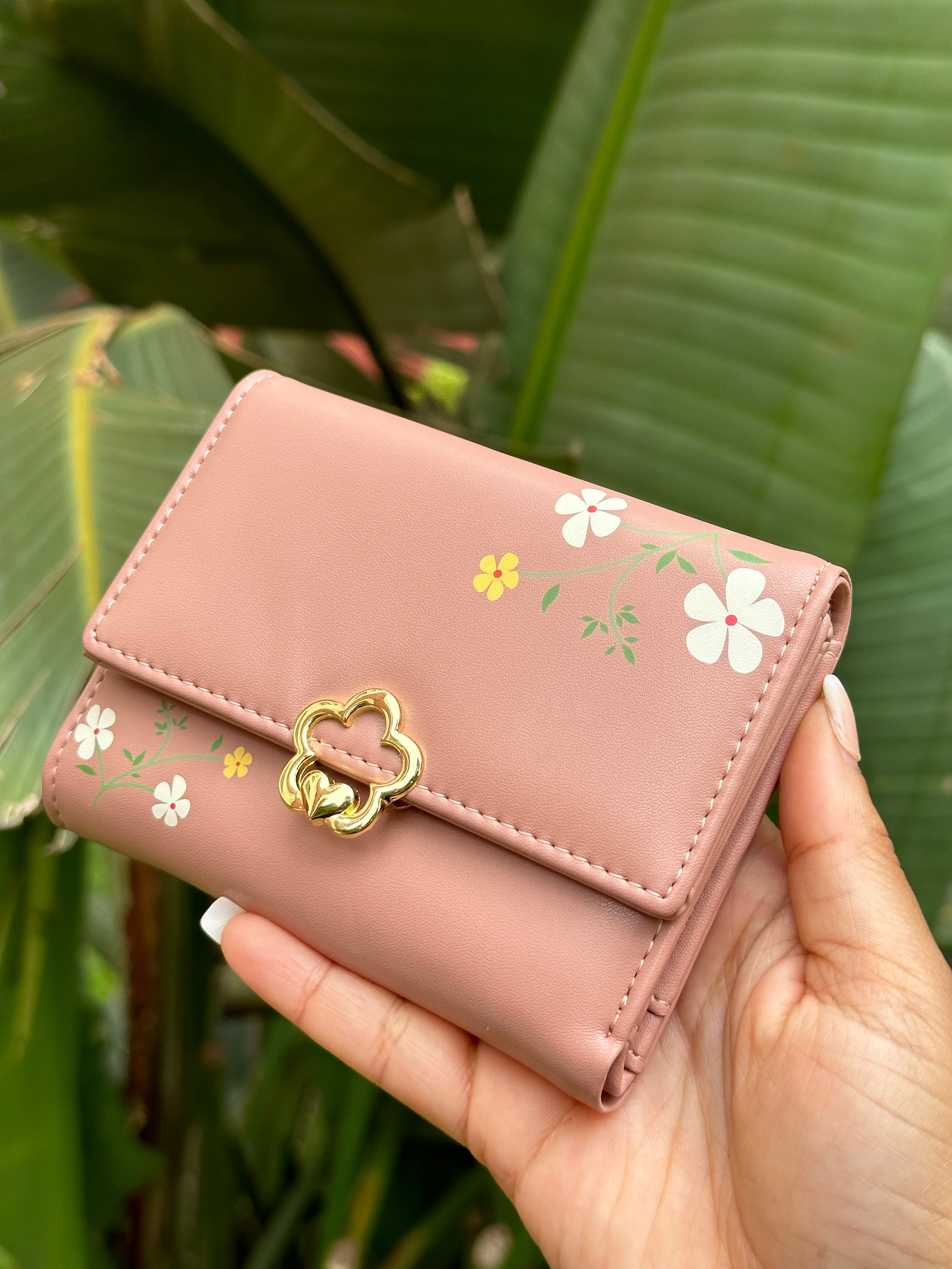 Wallet flowers mini wallet