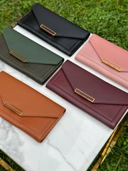 Wallet fever & love rectangle buckle