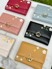 Wallet flowers mini wallet