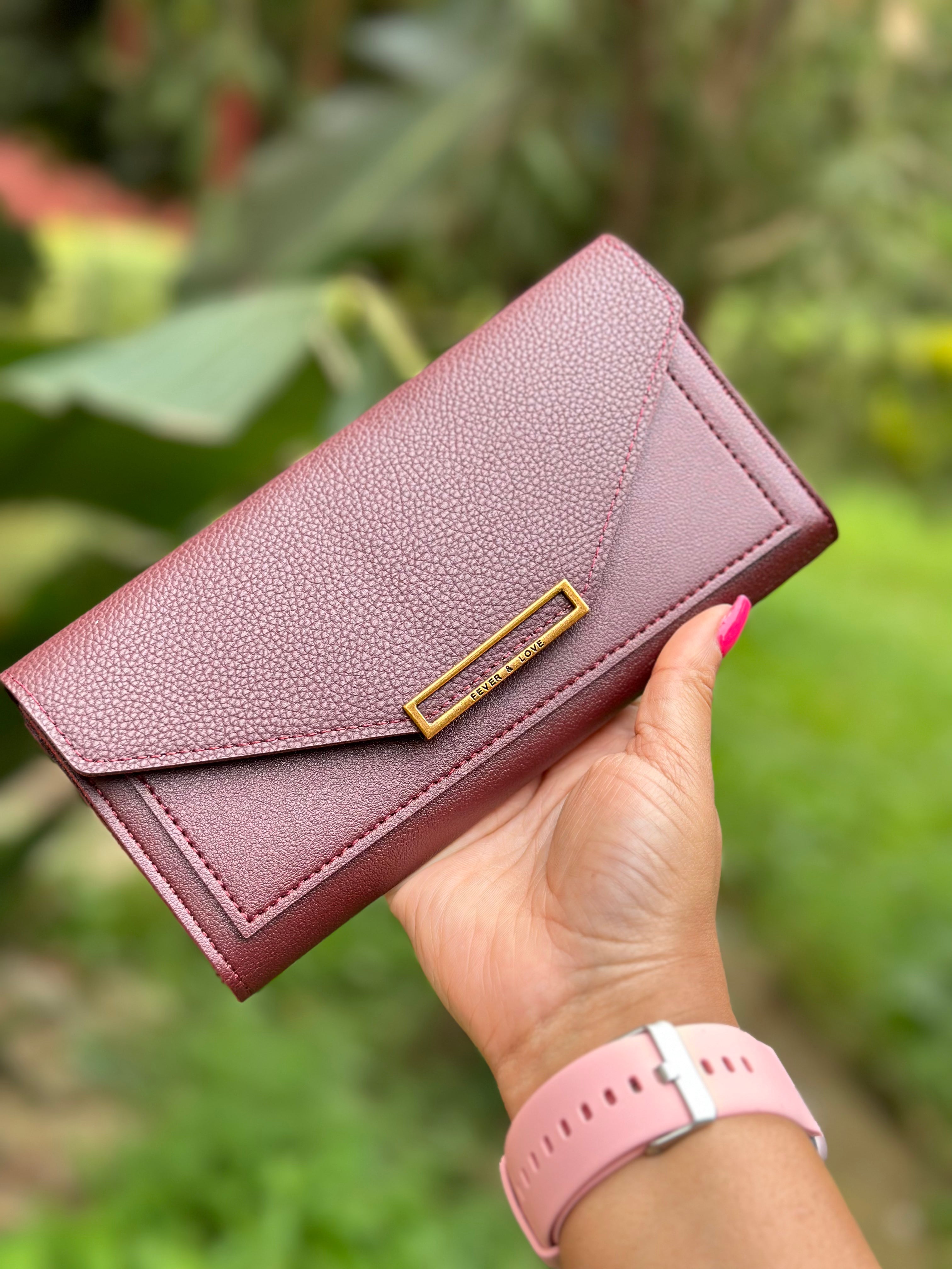 Wallet fever & love rectangle buckle