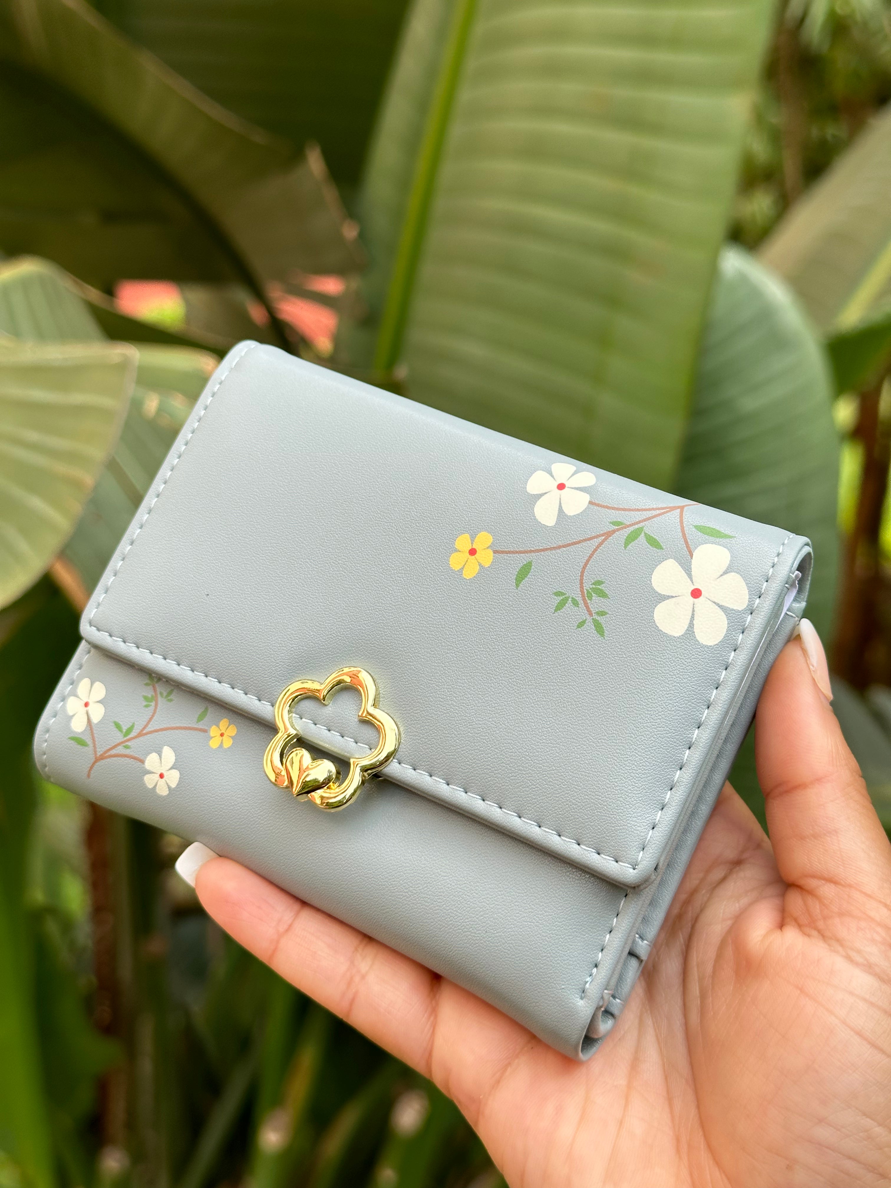 Wallet flowers mini wallet