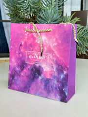 Gift Bag small pink and Purple message with love