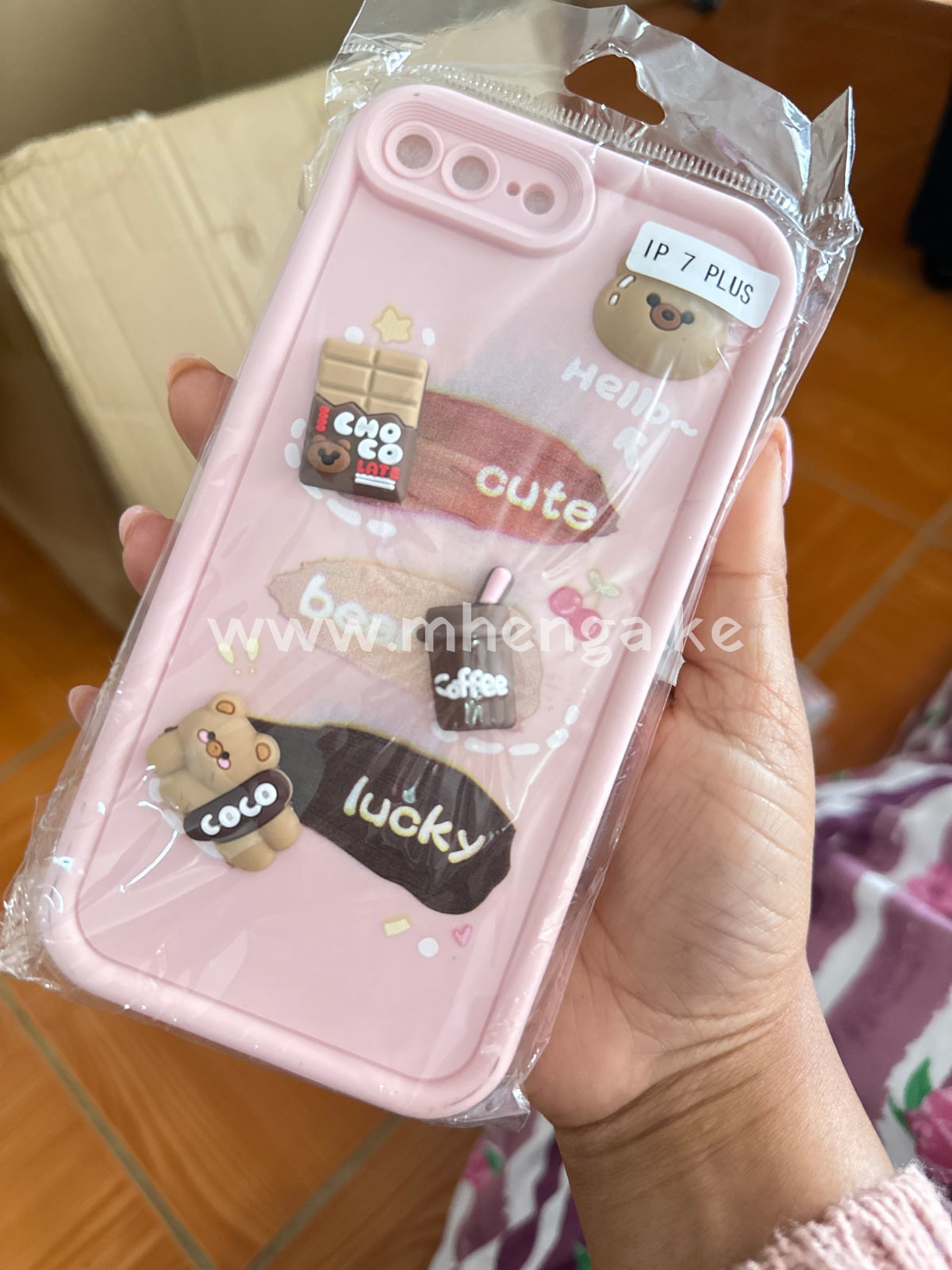 Iphone 7 Plus Phone Case Cute Bear Lucky