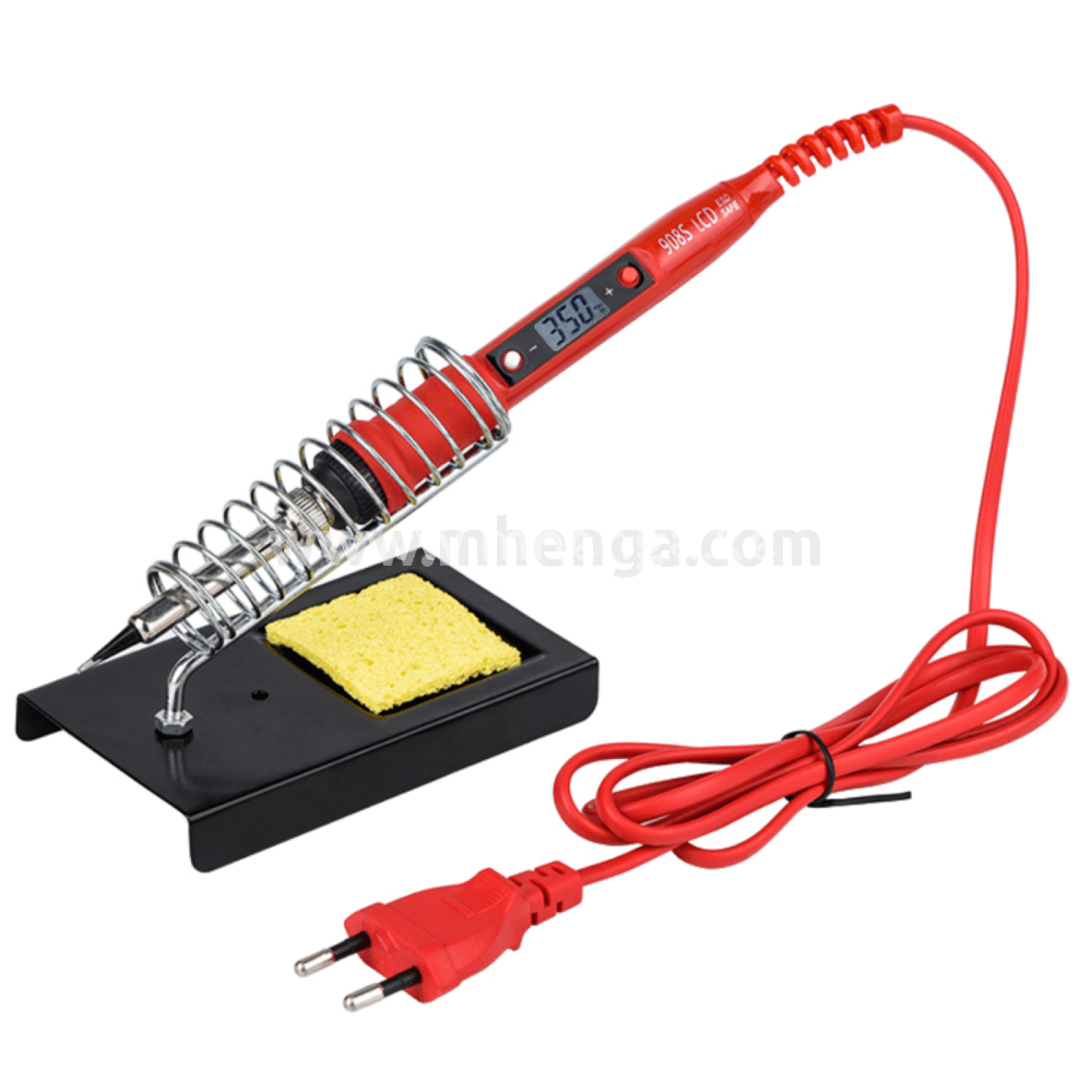 Jcd 908S Electric Soldering Iron Kit Digital Display Welding Rework Soldering Station Stand Tips