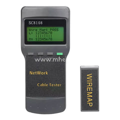 Portable Multifunction Wireless Network Tester Sc8108 Lcd Digital Pc Data Cat5 Rj45 Lan Phone Cable