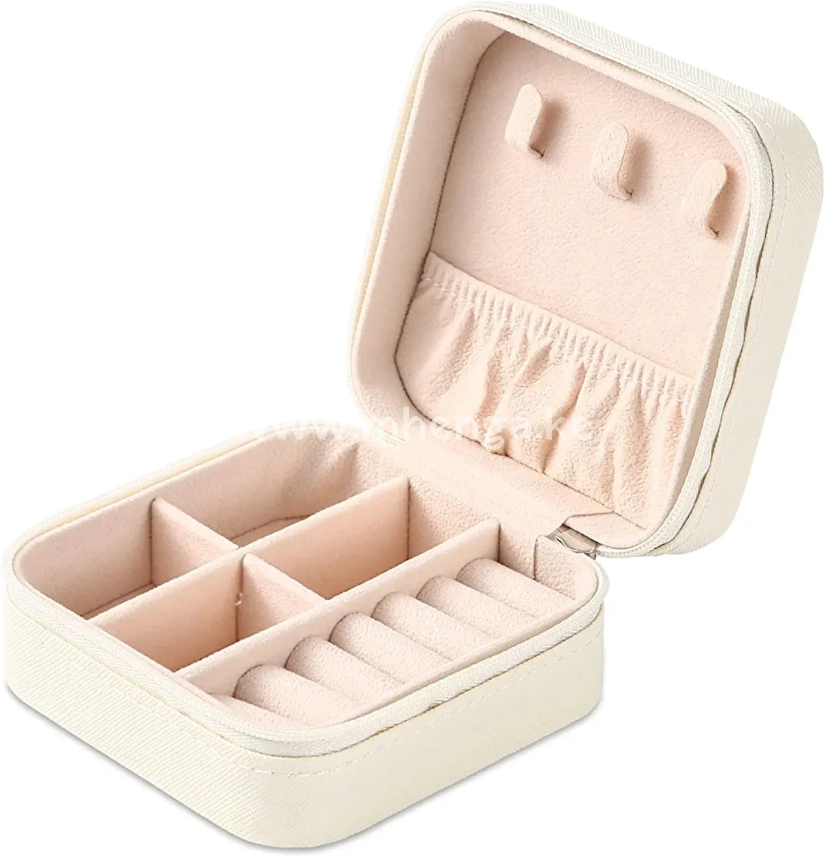 Portable Travel Mini Jewelry Box Leather Jewellery Ring Organizer Case Storage Gift Girls Women