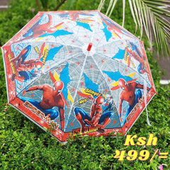 Kids teenegers umbrella, spiderman  web slinger design