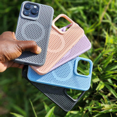 IPhone 14 pro max magnetic phone case cover mesh