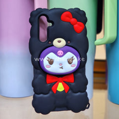 Samsung A15 3D Cute Cartoon Soft Silicone Phone Case Covered With Anime Character Skin Suitable For