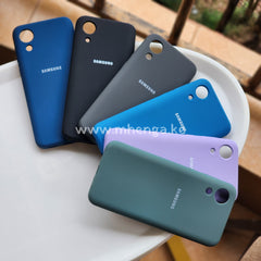 Samsung Liquid Silicon﻿e Case Protected Camera A03 Core Phone Silicone Cases A 03