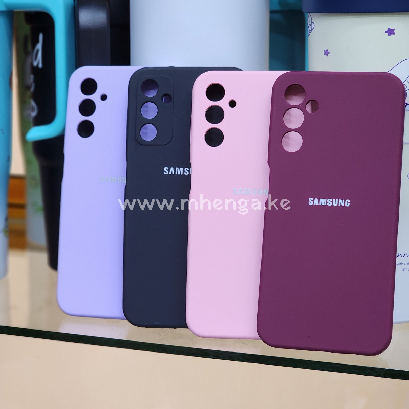 Samsung Liquid Silicon﻿e Case Protected Camera A14 4G / 5G Phone Silicone Cases A 14 4 G 5 G