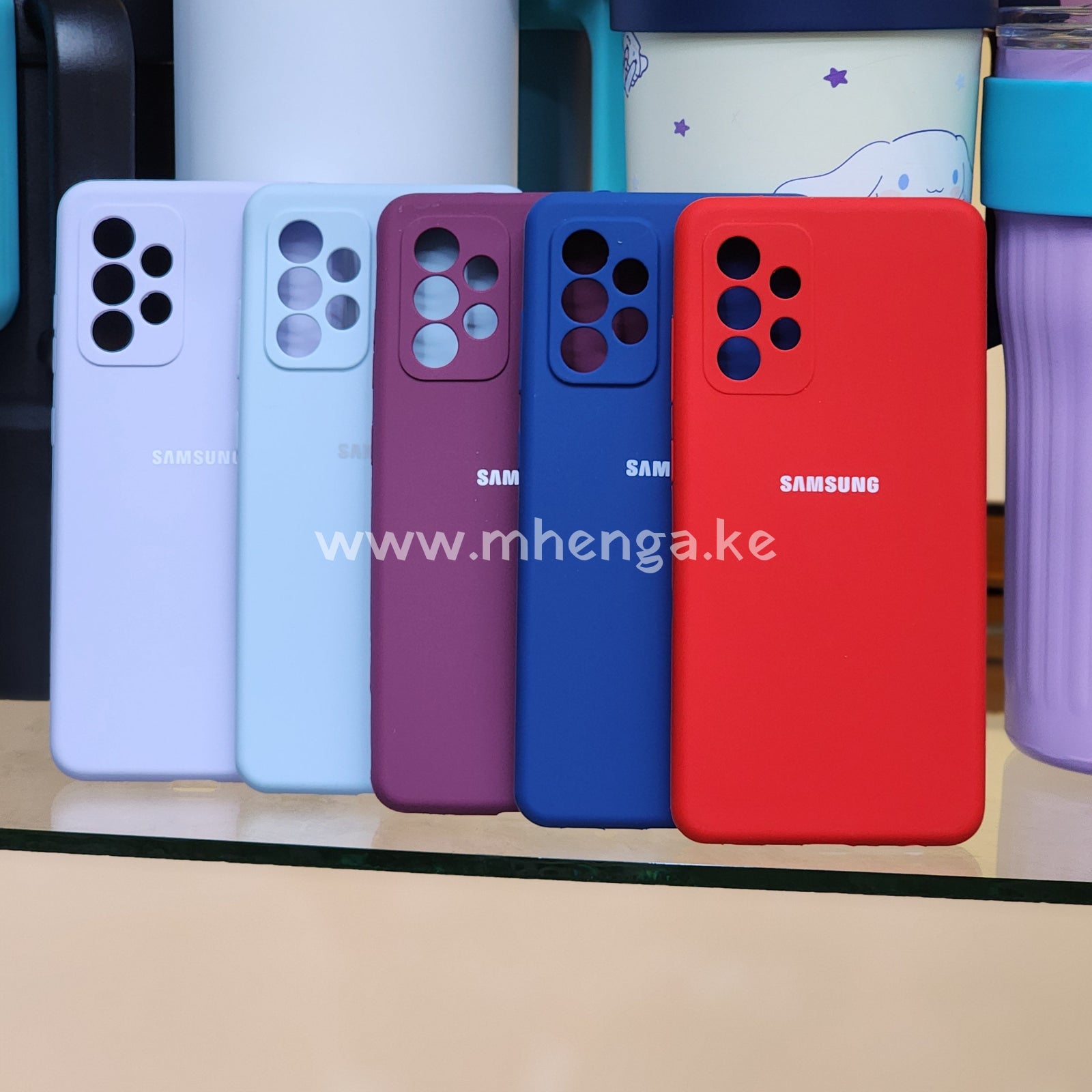 Samsung Liquid Silicon﻿e Case Protected Camera A52 / A52S Phone Silicone Cases A 52 S