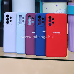 Samsung Liquid Silicon﻿e Case Protected Camera A52 / A52S Phone Silicone Cases A 52 S