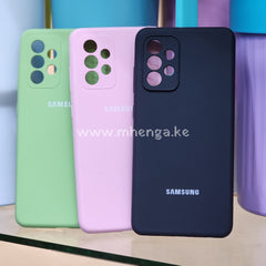 Samsung Liquid Silicon﻿e Case Protected Camera A52 / A52S Phone Silicone Cases A 52 S