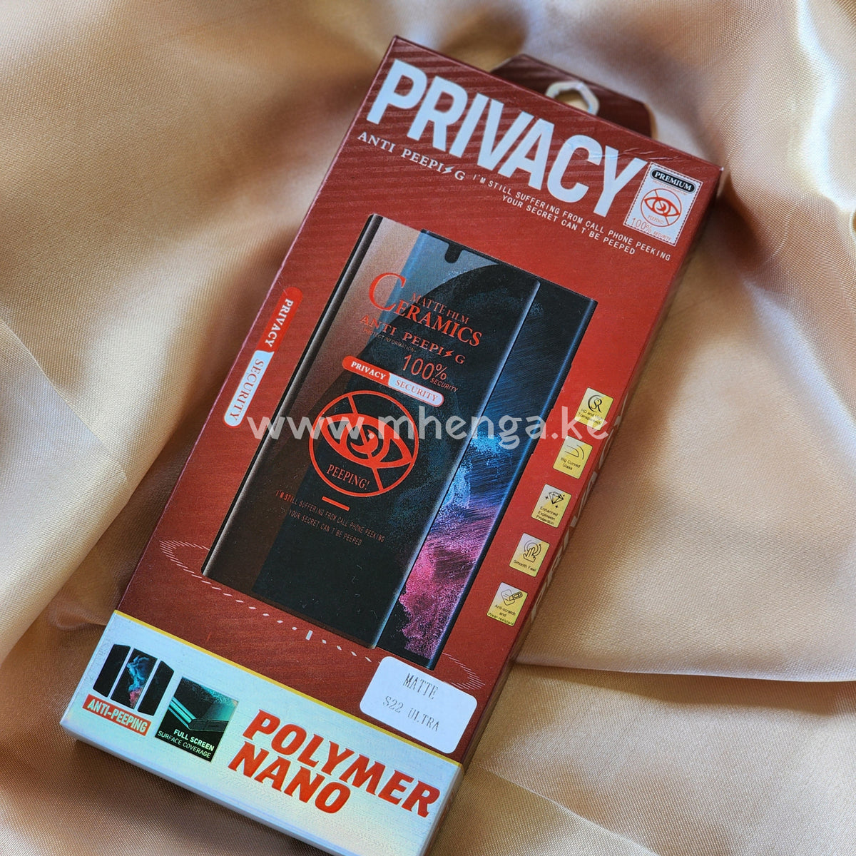 Samsung S22 Ultra Screen Protector Nano Polymer Privacy Protectors