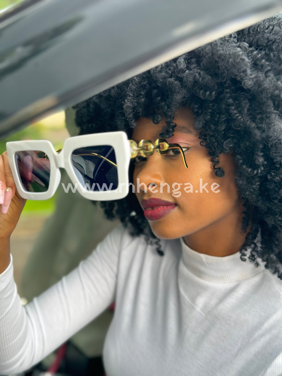 Sunglasses Gold Rim Side Sunnies