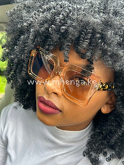 Sunglasses Gold Rim Side Sunnies