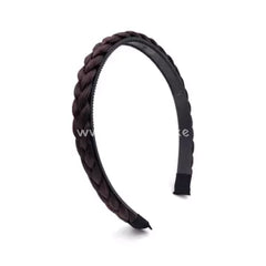 Synthetic Simulation Twist Braid Wig Hair Accessories Headbands For Black Women